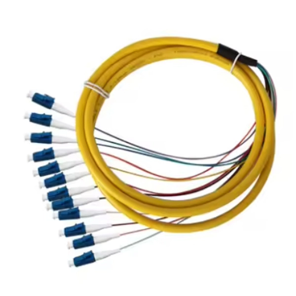 How many megabits of fiber optic cable are in single-mode 