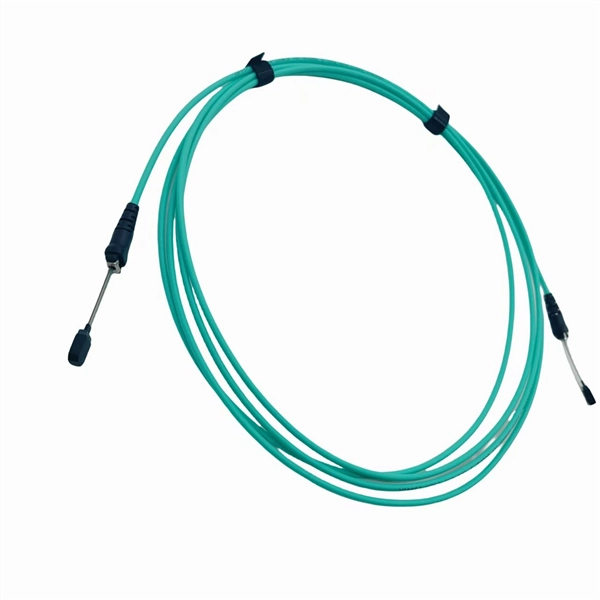 What model of heat shrink tubing is used for fiber optic cable splicing 